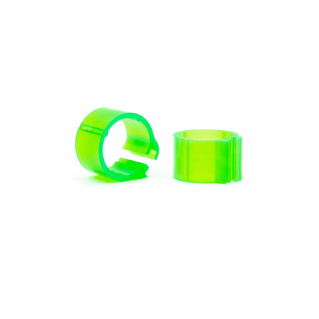 50 Plastikringe für Tauben - 9mm x 8mm - Farbe: Neon Grün 50 Plastikringe für Tauben - 9mm x 8mm - Farbe: Neon Grün