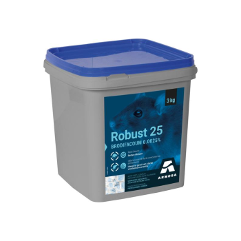 Robust 25 aas voor ratten en muizen 3kg - Clac