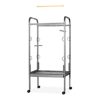 Volière pour perroquet - argenté - Hamer rocky -56 x 71 x 146cm