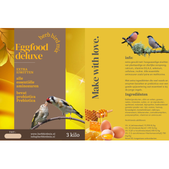 Pâtée aux oeufs Deluxe 2kg - Herb bird mix