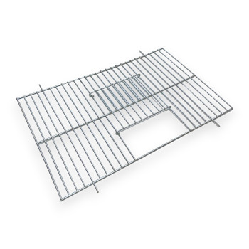Frente cromado derecho con puerta - 34x22cm