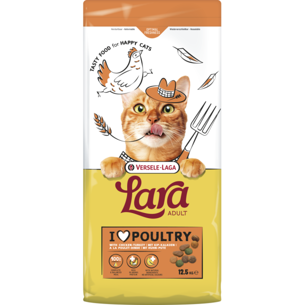 Lara adulto com frango e peru 12,5kg