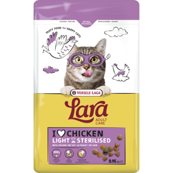 Lara  adult light sterilized with chicken 950g