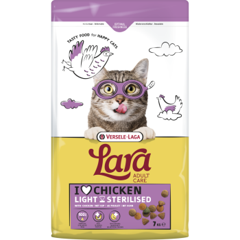 Lara adulto light esterilizado com frango 7kg