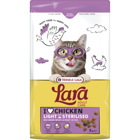 Lara  adult light sterilized with chicken 7kg