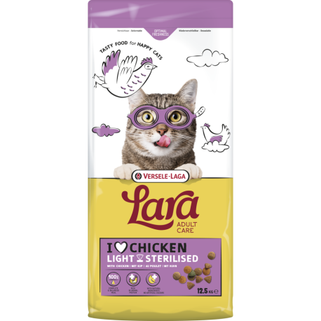 Lara adult light sterilized with chicken 12.5kg