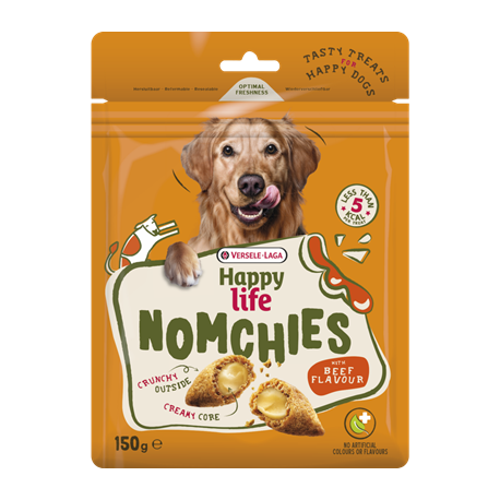Nomchies Rindfleisch - Käse- und Rindfleisch-Leckerli 150g Nomchies Rindfleisch - Käse- und Rindfleisch-Leckerli 150g