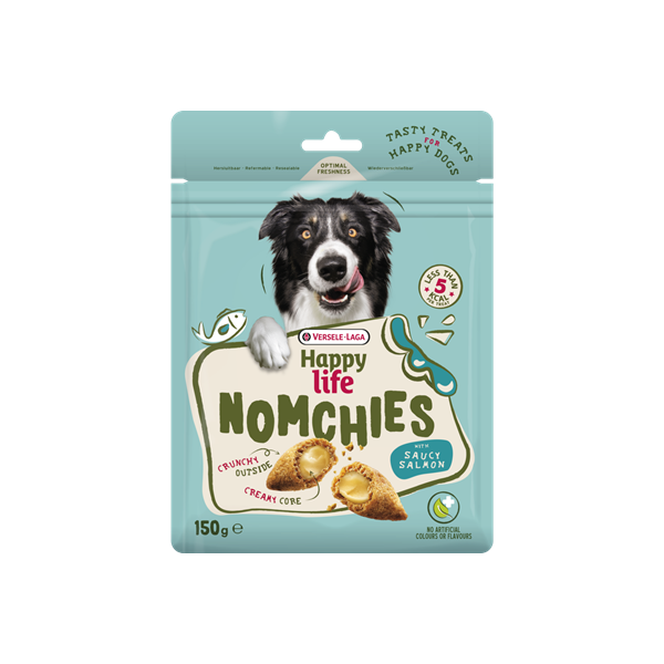 Nomchies Salmon - Friandise au fourrage crémeux et Saumon 150g