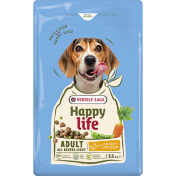 Adult light au poulet 2,5kg - Happy life