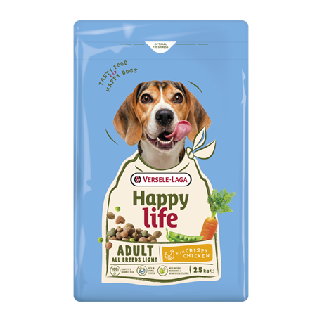 Adult light with chicken 2.5kg - Happy Life