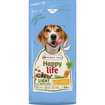Adult light au poulet 12,5kg - Happy life