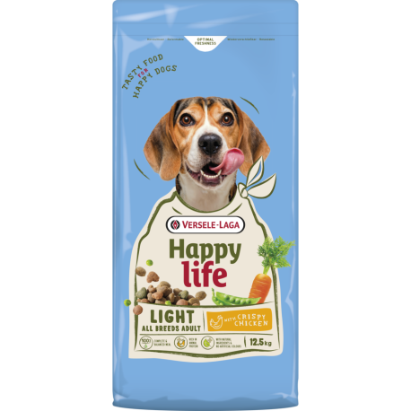 Adult light with chicken 12.5kg - Happy life