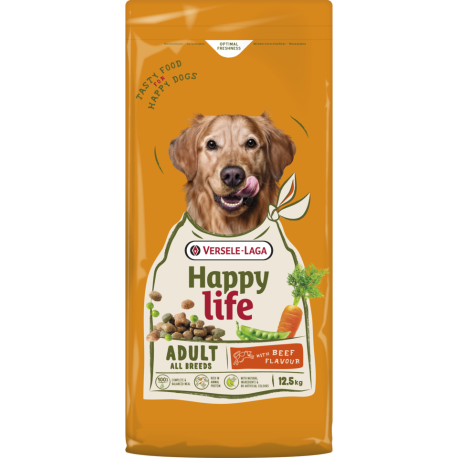 Adult mit Rind 12,5kg - Happy Life Adult mit Rind 12,5kg - Happy Life