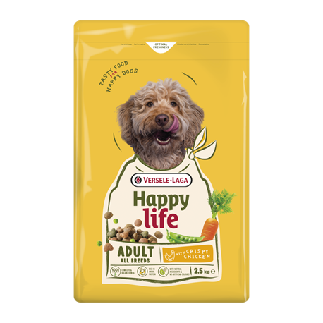 Huhn für Erwachsene 2,5 kg - Happy Life