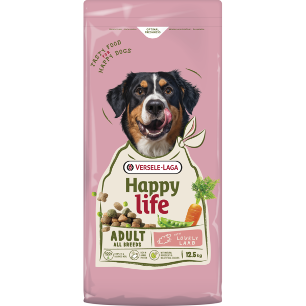 Volwassen met lam 12,5kg - Happy life