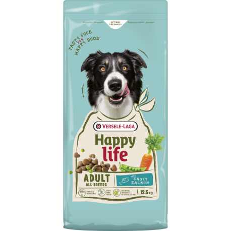 Adult au saumon 12,5kg - Happy life