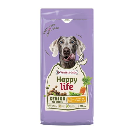 Senior au poulet 12,5kg - Happy life