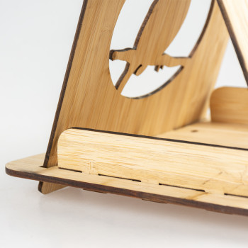 Bamboo bird feeder for sky birds Kyoto Wood color