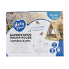 Bambus-Vogelfutterspender für Wildvögel Kyoto Holzfarbe Bambus-Vogelfutterspender für Wildvögel Kyoto Holzfarbe