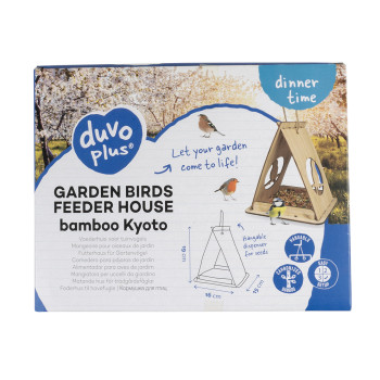 Comedero de ventana Bilbao para aves del cielo - Transparente