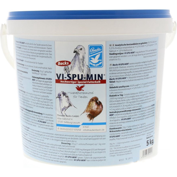 Vi-spu-min 5kg - Backs