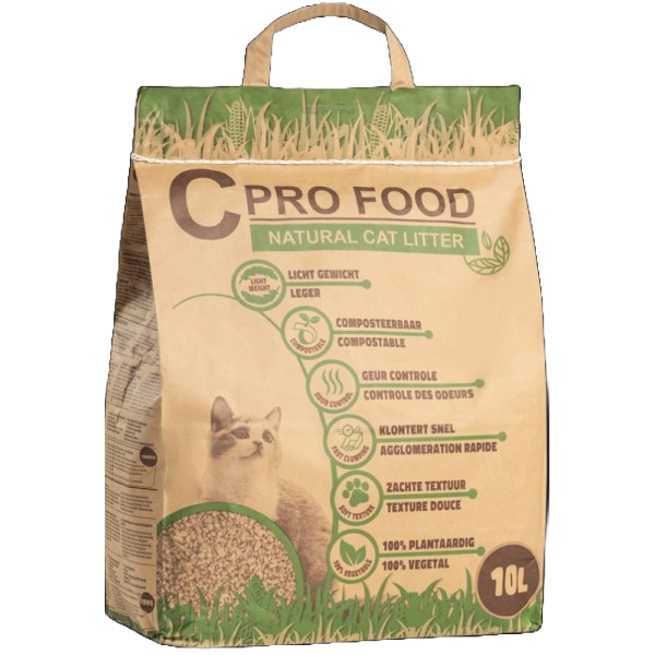 Lettiera per gatti naturale 24L - CproFood