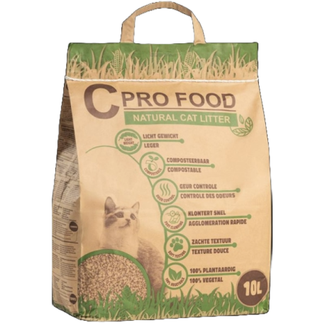 Lettiera per gatti naturale 24L - CproFood