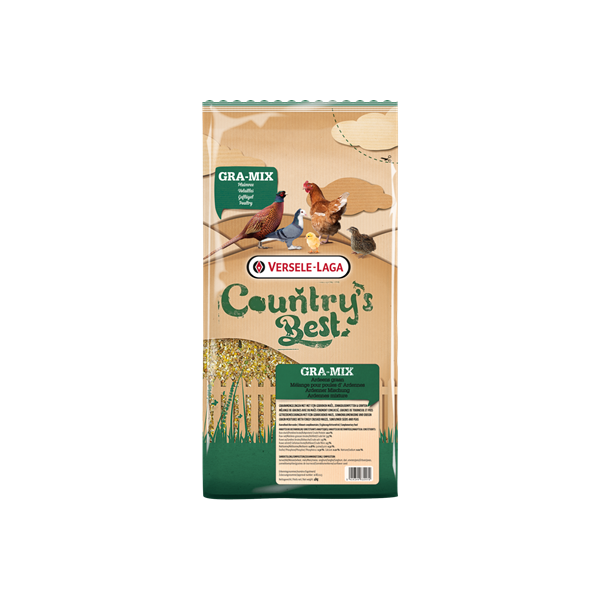 GRA-MIX Mezcla para gallinas de las Ardenas 4kg - mezcla con maíz triturado