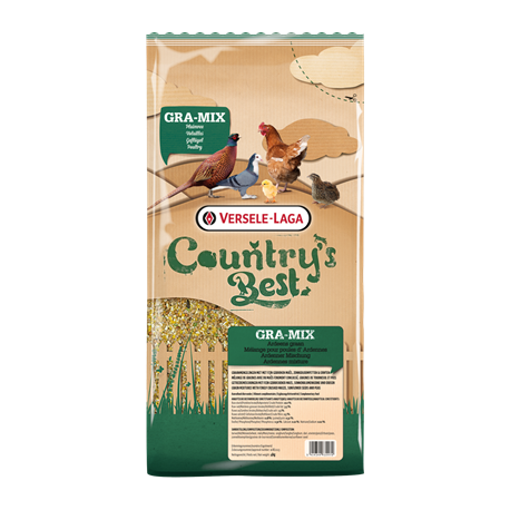 GRA-MIX Mistura para galinhas de Ardenas 4kg - mistura com milho triturado