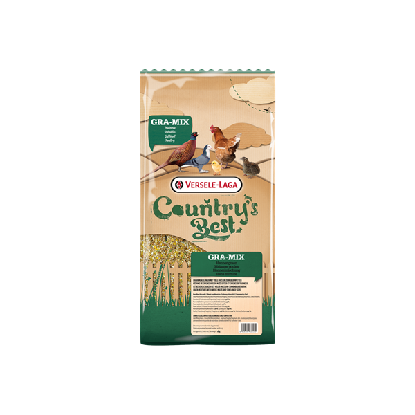GRA-MIX Hühnerfutter 4kg - Mischung mit ganzem Mais