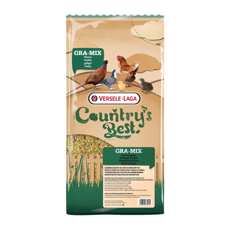GRA-MIX Hühnerfutter 4kg - Mischung mit ganzem Mais