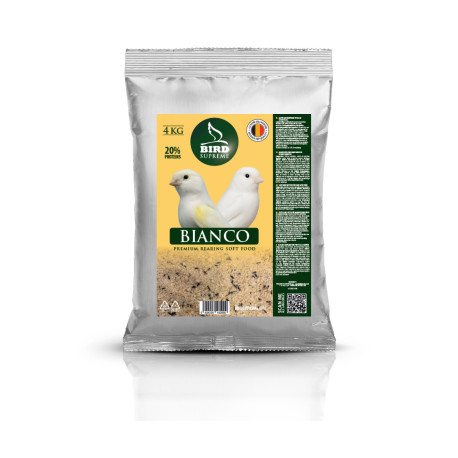 Comida mole branca para criação 4kg - Rearing Soft Food Bianco - Comida de Criação - Bird Supreme