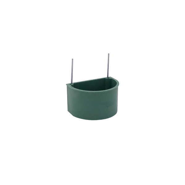 Groene halve maan voederbak - 5,5 x 4 cm