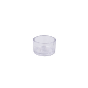 Runder transparenter Futterspender - 5 cm