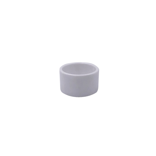 Witte ronde voederbak 5 x 3cm