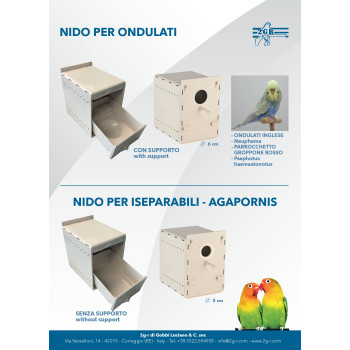 Nest "Paradise" for parakeets