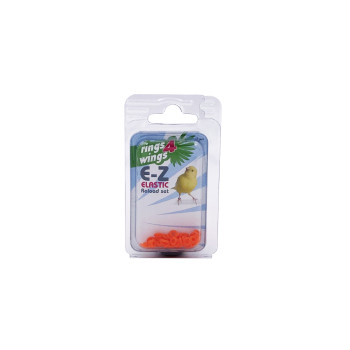 Bagues élastiques oranges - 3mm - 50 pièces