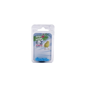 Bagues élastiques bleues - 3mm - 50 pièces