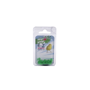 Bagues élastiques vertes - 3mm - 50 pièces