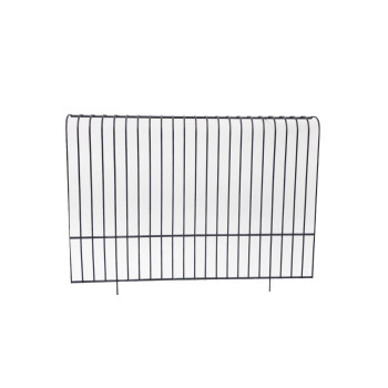 Black front for exhibition cage for canaries and budgerigars (23 bars)