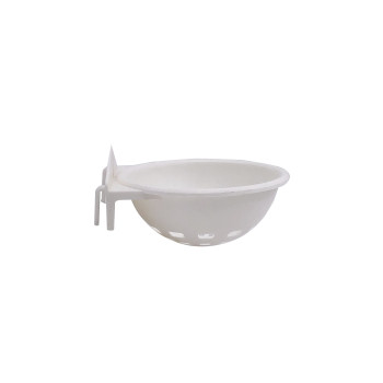 White nest with hooks 12cm x 5cm