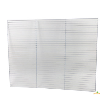 Bottom grid 57,8x46,3 cm white for Domus-Molinari cages of 120x50 cm