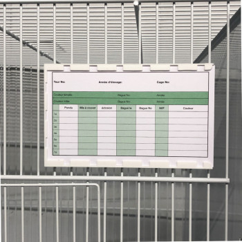 Magnetic label holder (12 pieces) - 13x8cm