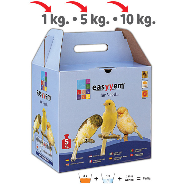 Pâtée jaune sèche aux oeufs 5Kg - Easyyem