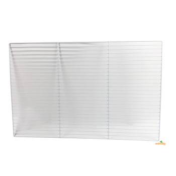 Grille de fond blanche 58,6x38,2cm pour les cages Domus-Molinari de 120x40 cm