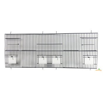 Schwarzes Schaufenster 80 x 30 cm
