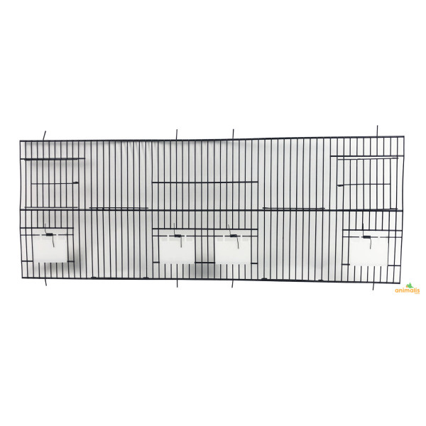 Schwarzes Schaufenster 80 x 30 cm