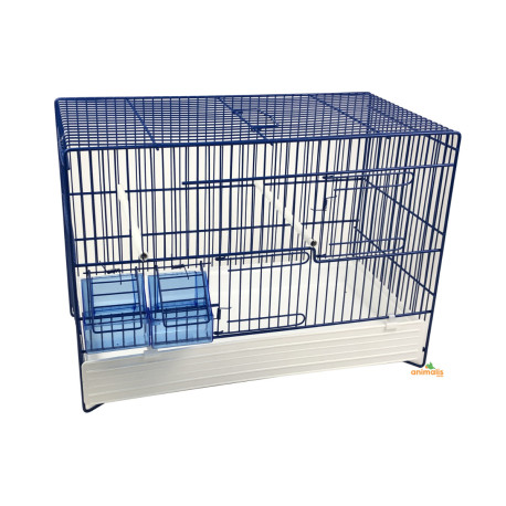Cage Domus Molinari 45cm Lacquered In Blue