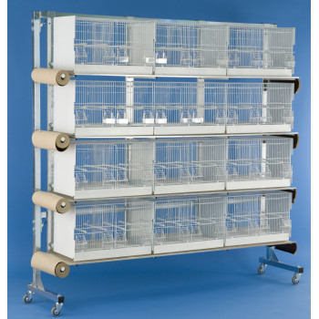 Battery farming 12 cages - 60x31x35cm