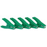 Green crocodile clips (5) Green crocodile clips (5)